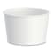 Dart Double Poly Paper Food Containers, 8 oz, 3.8" Diameter x 2.4" h, White, PK1000 VS608-02050 - alternate 1